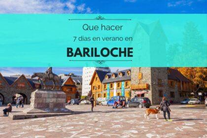 Qué hacer en Bariloche en 7 días en verano