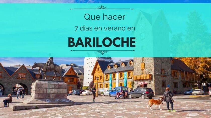 Qué hacer en Bariloche en 7 días en verano
